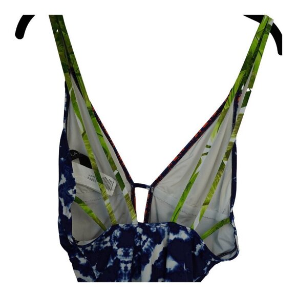 La Blanca‎ Women's Island Mix Plunge Strappy Mio One Piece Swimsuit Size 6 - Picture 9 of 13